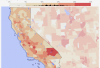 Percent of population under 18 in California